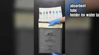 Absorbierende Taschenhüllen mit 7/4-Schlitz für Wasserqualitätslabore