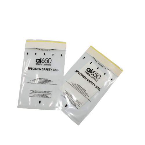 3 / 2 Wand 95kpa cytotoxische Biohazard-Exemplar-Transport-Taschen mit absorbieren Auflage