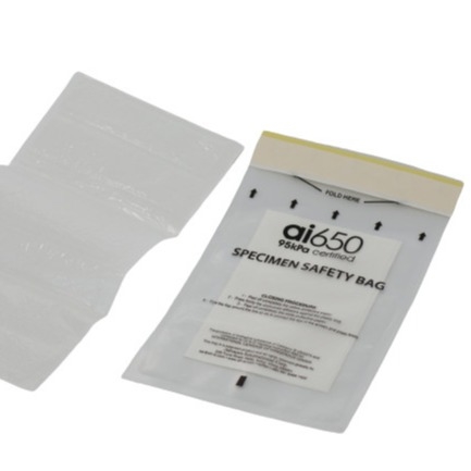zipverschluß Biohazard-Exemplar-Transport des Labor95kpa sackt Plastik3/2layers ein