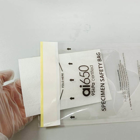 Weiß 7 Speicherlöcher 95 kPa Probenbeutel einzeln verpackt 9 x 12 Zoll