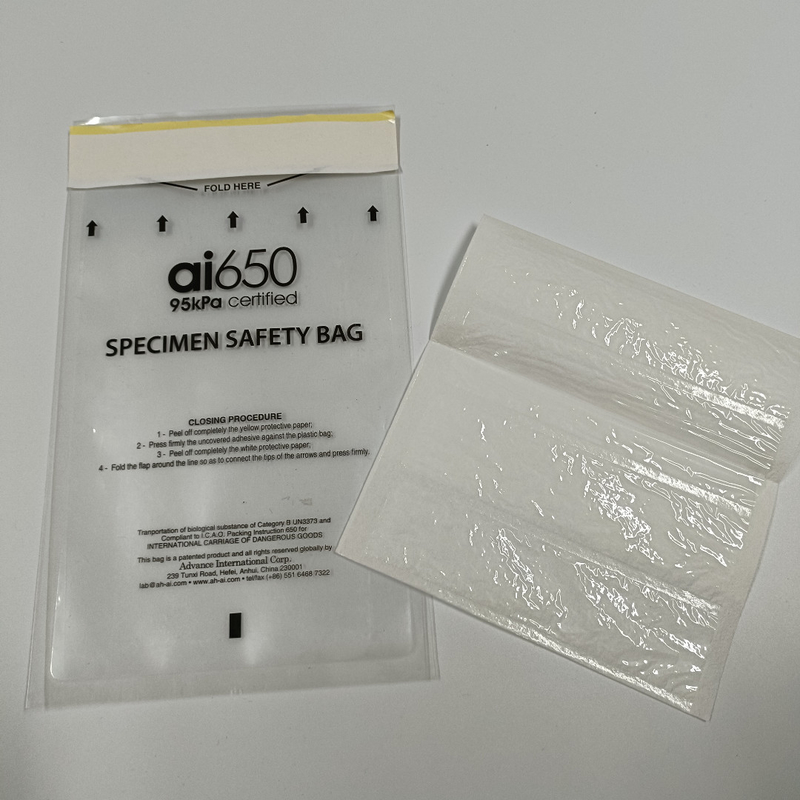 Weiß 7 Speicherlöcher 95 kPa Probenbeutel einzeln verpackt 9 x 12 Zoll