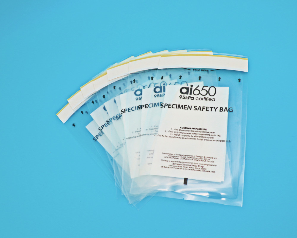 Hochabsorbierbarer Reißverschluss LDPE 95kPa-Taschen für Urinproben-Sammelkit