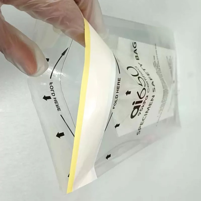 95kpa Plastik-Zip-Lock-Biohazard-Probe-Transporttüten für das Labor