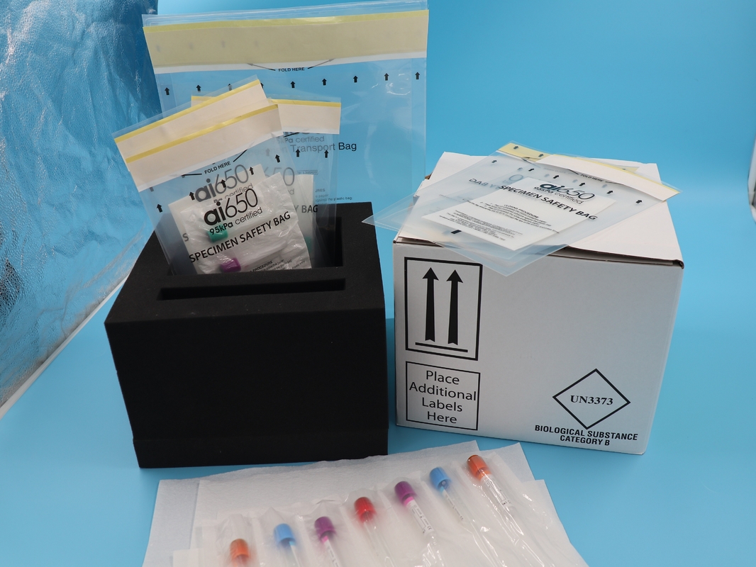 Kühlgel-Eispack und 95 kPa Plastiktüten für flüssige Blutproben