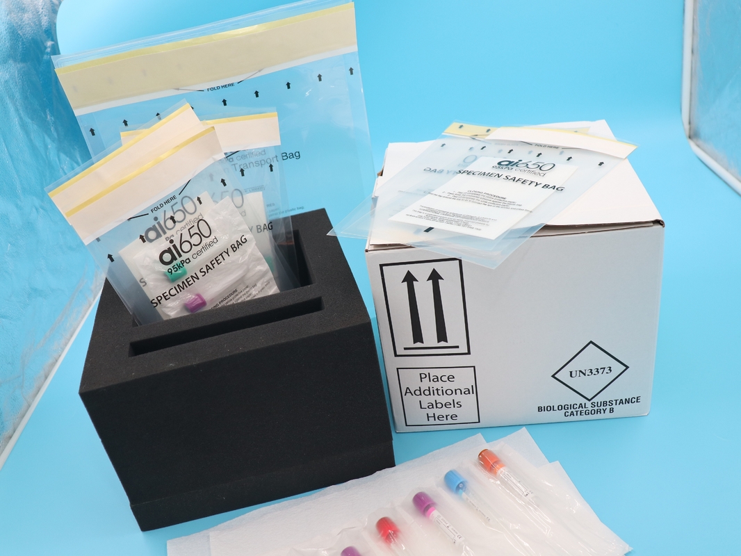 Kühlgel-Eispack und 95 kPa Plastiktüten für flüssige Blutproben