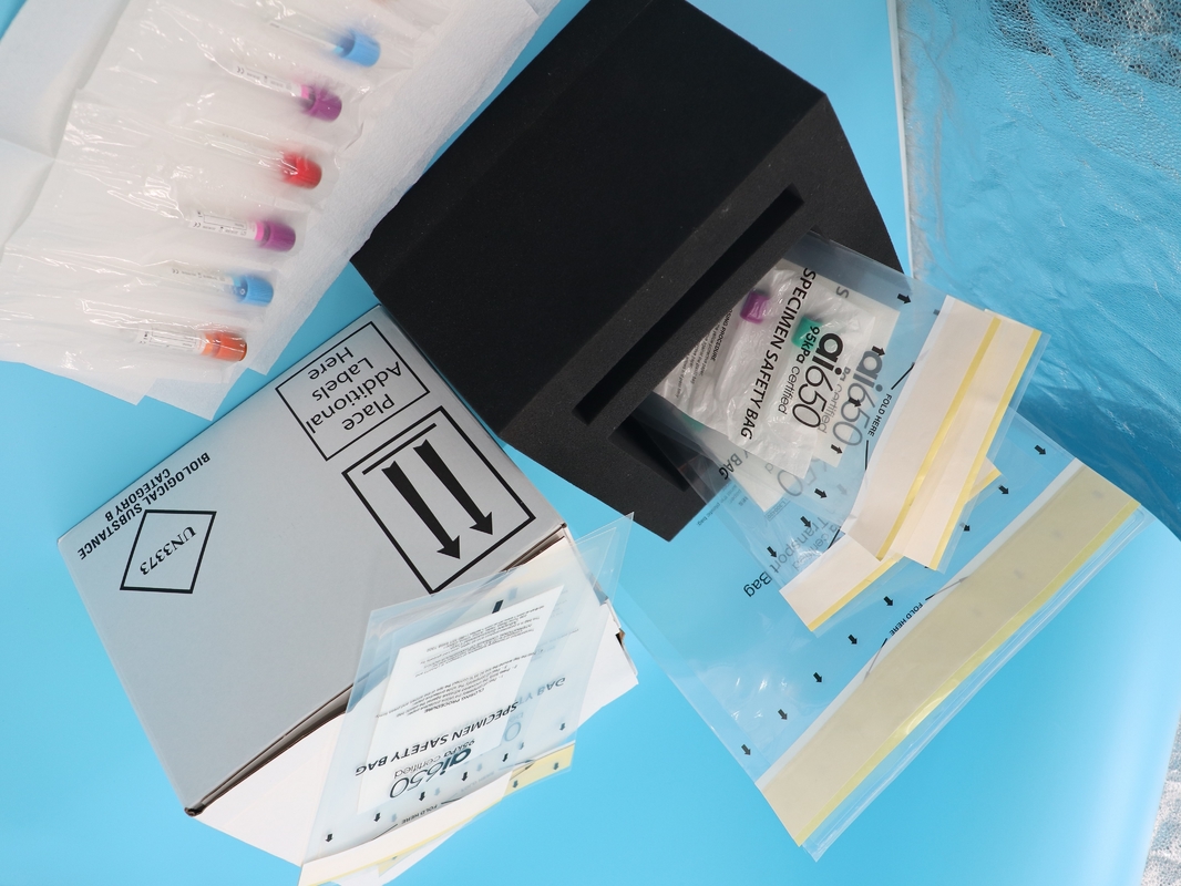 Kühlgel-Eispack und 95 kPa Plastiktüten für flüssige Blutproben