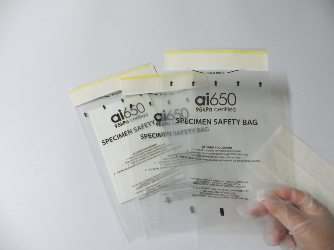 AI650 Absorptionspad für den Transport von medizinischen oder klinischen oder diagnostischen Proben 75 mm x 100 mm und Absorptionsleistung von 50