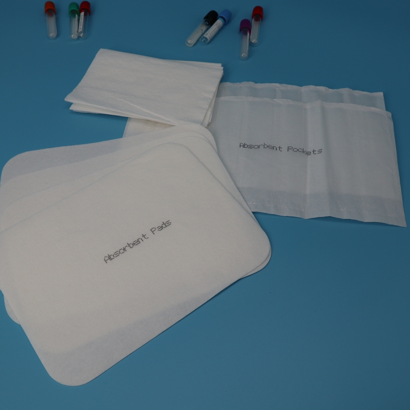 65 mm x 70 mm weiße Absorptionspolster für Laboruntersuchungen oder Leckagen aus kleinen Medizinprodukten