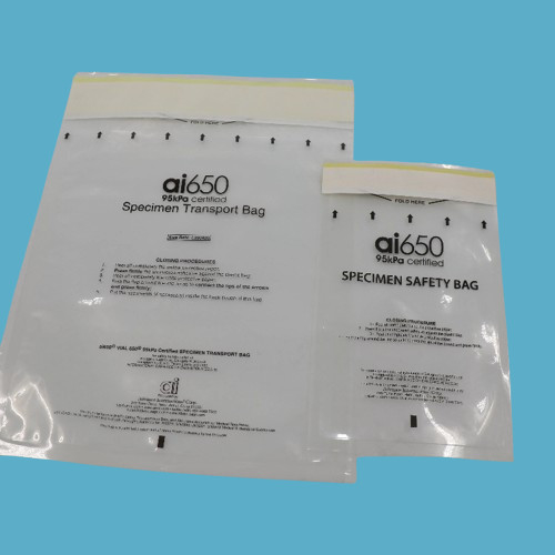 S168283 95 KPa Sicherheitsbeutel für die Beförderung von medizinischen, klinischen oder diagnostischen Proben OD 165mm X 283m