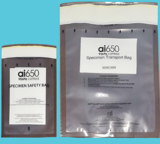 PE-Plastik durchsichtige Probenbeutel wiederverschließbar selbstklebend Ziplock Laborprobenbeutel mit Ai 650 Logo Druck mit Innen Tasche Papierbeutel