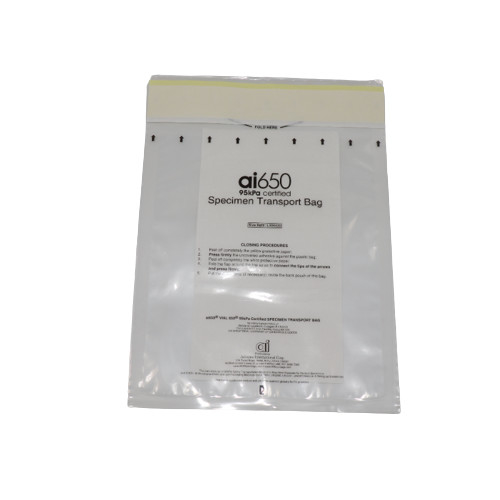 Sterile Proben Medizinische Biohazard-Taschen Proben Transport-Tasche Dokument Tasche Kunststoff-Zip-Tasche