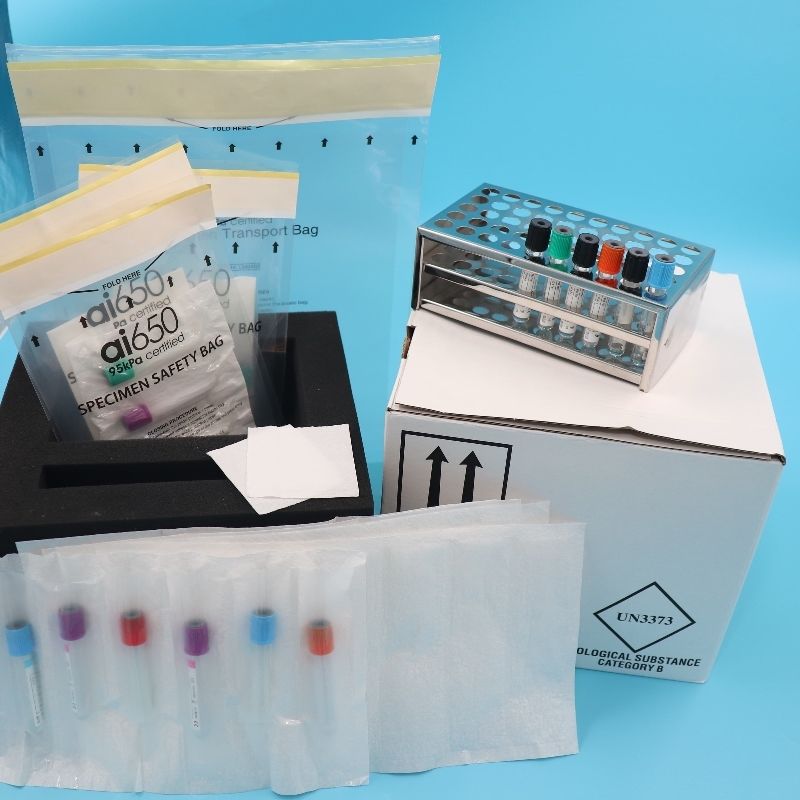 AIC-Laboratoriumsprobentransporttüten 95 KPa gesicherte Probentüten für die sichere Handhabung von Material mit biologischer Gefahr