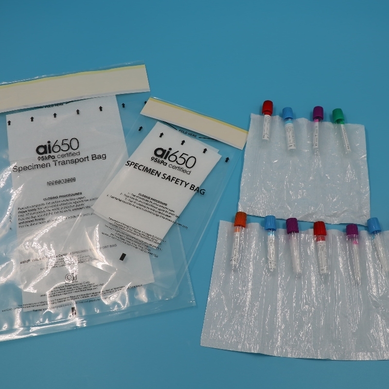 Biohazard-Auslaufset mit 95 kPa Druckbeständigkeit und 7 geschlitzten Absorptionsbeuteln 330 mm x 170 mm