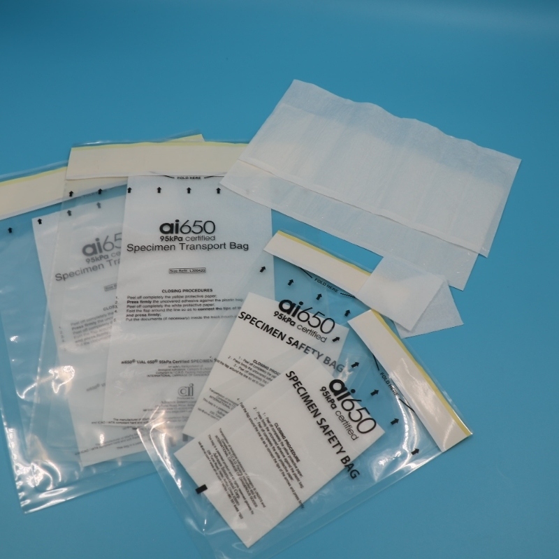 Biohazard Sample Bag - 95kpa für den sicheren Transport diagnostischer Proben zertifiziert (UN2814 & UN3373)