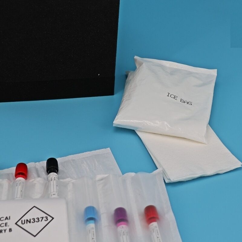 3x4 Zoll Absorptionshülsen 500 ml Taschen für UN3373 Probenbeutel 4/6/7 Bay Absorptionstaschen für AI650 Laborprobe Transport und Lagerung