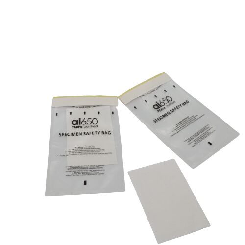 UN3373 & ICAO-konforme Biohazard-Probenbeutel, 95kPa getestet für klinische Studien & Kühlketten-Transport