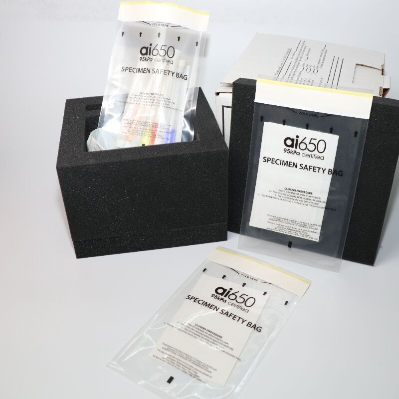 95kPa Specimen Transport Bag With High-Absorbency Pad – Leak-Proof Biohazard Bag For Water & Diagnostic Sample Safety