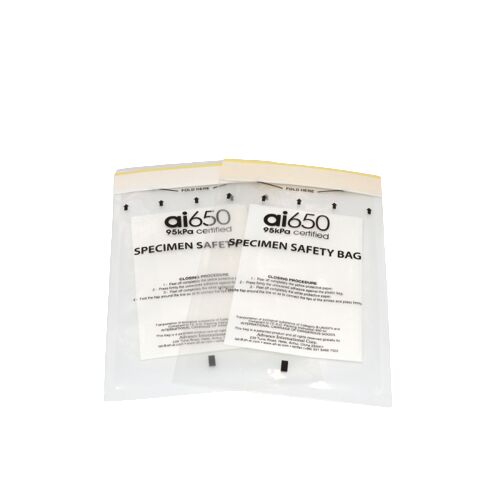Lab 3 Schicht 95kpa Klebeprobe Beutel Reißverschluss Biohazard Probentransportbeutel, Ideal für Transport Probenschachtel & Biohazard Abfallbeutel