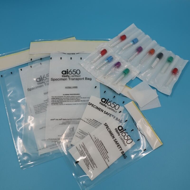 UN3373 95kPa Specimen Transport Bag IATA Compliant For Clinical Trial Supply Chain