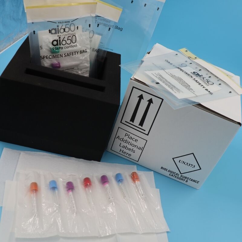 Absorbent Sleeves/Pouches 4-Slot & 7-Slot Options, Secure Tube Holding, Adhesive Backing For Firm Attachment Inside Transport Bags