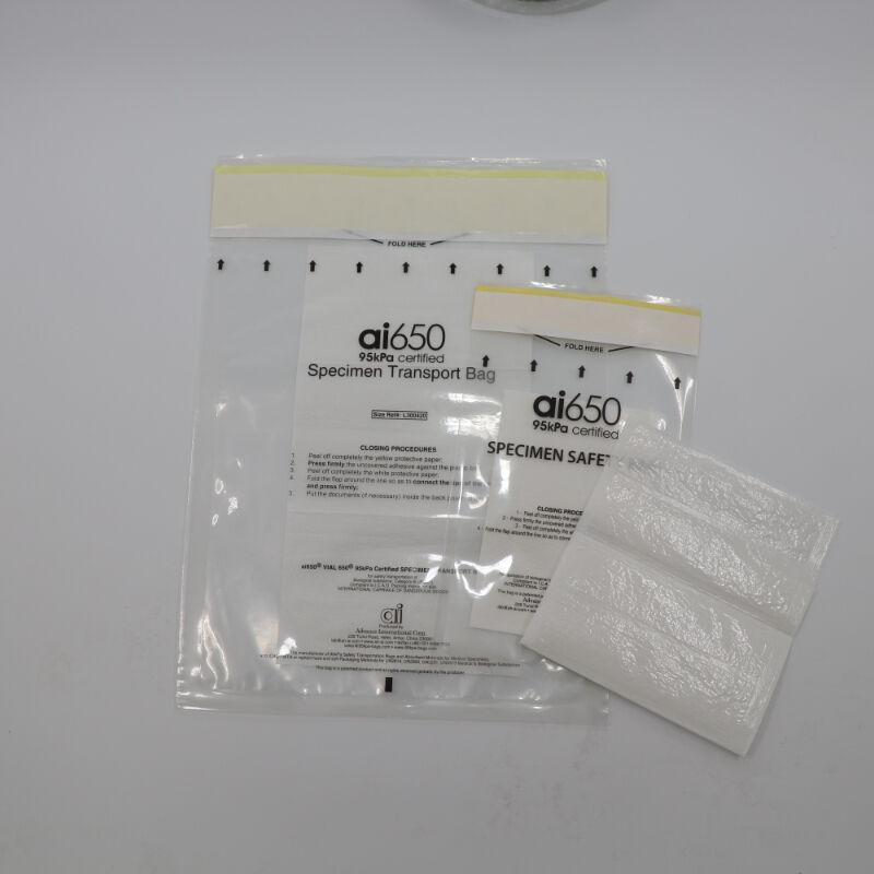 AI650 7-Schlitz-Absorptionsbeutel, auslaufsicher, hohe Saugfähigkeit, ideal für den Transport von Urin- und Blutproben
