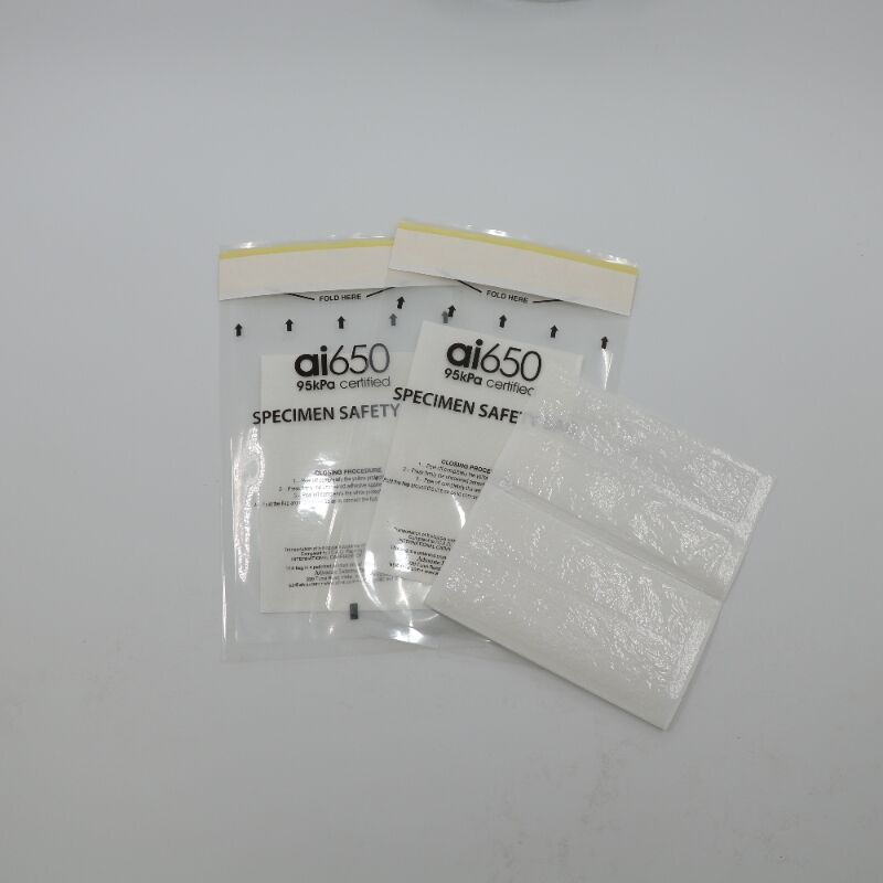 High Absorbency 7 Slotted Medical Absorbent Pocket Sleeve For Laboratory Specimen Transport