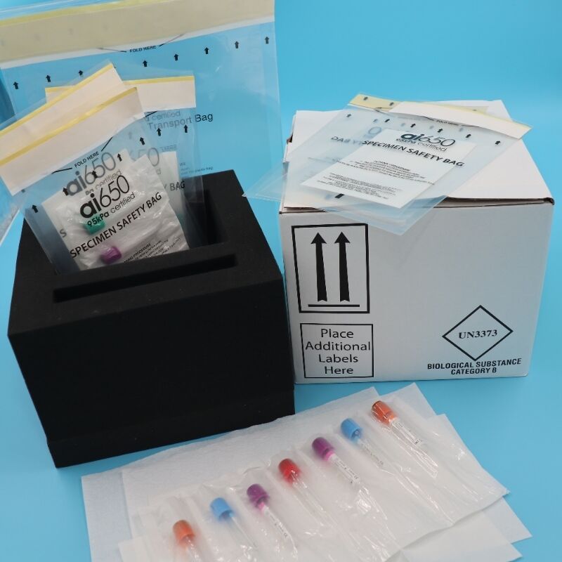 Blood Transport Absorbent Pocket Blood Specimen Tube Absorbent Pocket, Medical Absorbent Specimen Tube Pocket