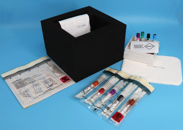 Qualitätsprobe Transportkomfort-Kits für Blutrohrprodukte